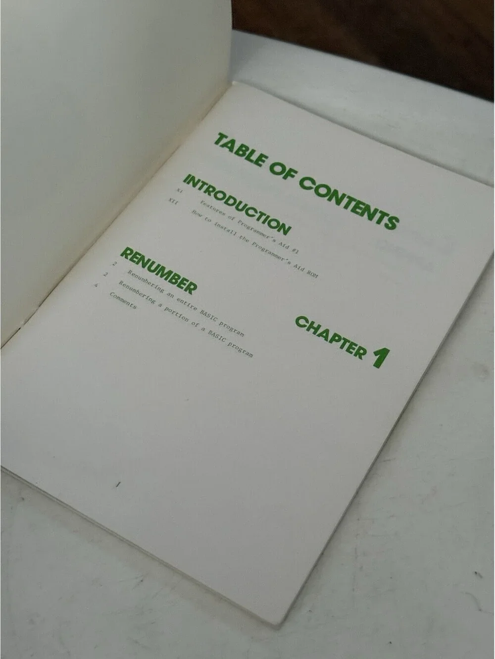 Vintage 1978 Apple (Computer) Programmer's AID #1 Manual